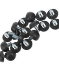 16 Pack Adjustable Furniture Feet Set With Heavy Duty Stainless Steel Leveling Pads And Grippy Non Slip Rubber Feet M8 Thread For Tables And Sofas To Stabilize On Uneven Floors And Protect Wood Tile Laminate Surfaces, black threaded feet