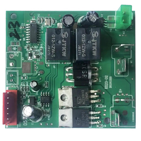 12 Volt Bluetooth Receiver Control Box Conversion Kit For Power Wheels Ride On Cars RX18 RX23 RX43 CE circuit board top view