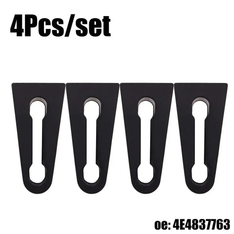 Premium Door Lock Sound Deadener Damper Kit With Hella Quiet Soundproof Buffer Pads Crafted From Tough Wear Resistant TPE To Crush Cabin Noise And Give Your Vehicle That Sweet Silent Glide Across All Volkswagen Models, 4 black TPE Latch Covers.