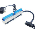 Gen 3 LS ECM Programming Bench Harness With Power Supply For GM Chevy 1999-2007 Vehicles OBD2 Port Tune Testing Tool 18 Gauge Wiring 12 Volt Bench Reader Diagnostic Module with power adapter, blue connectors, and diagnostic port