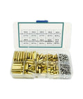 Premium M2.5 Brass Standoff Kit With 280 Pieces Of Male And Female Spacers, Stainless Steel Screws And Nuts For Electronics, Robotics, And DIY Projects in organizer case
