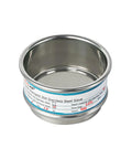 Boss Grade 304 Stainless Steel Mesh Sieve Screen 200 Mesh 0.075mm Aperture 2.4 Inch Diameter lab test strainer on white background