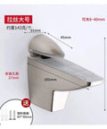 Set Of 2 Sturdy Zinc Alloy Cabinet Shelf Clips With Adjustable Clamp Fits Wood Laminate Cabinets Modern Minimalist Design Anti Slip