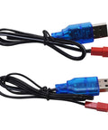 3.7V 400mA 1S Li Ion USB Charging Cable With Red JST Plug For Huina 1337 And 1338 RC Construction Trucks Built In Overcharge Protection