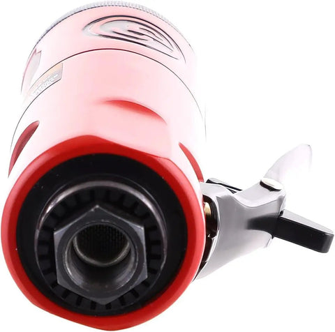 Close-up of Air Die Grinder Tool 0.63 HP 27 000 RPM Quarter Inch Collet Straight Head Heavy Duty Pneumatic Grinder