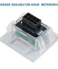 Hour Meter Replacement For Cub Cadet Series 925 06170B 06170A 06170C Fits 725 06170 Parts 925 04036 725 04036 490 900 C075 Easy Install For Your Lawn Tractors, clear plastic housing with black connector