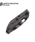 Closed Duane Dwyer Collaboration Folding Knife 3.54 Inch CPM S35VN Blade Titanium Alloy Handle Frame Lock EDC Pocket Knife