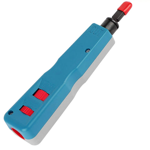 Impact Punch Down Tool With Enlarged Blade Storage for 110/66 Blades