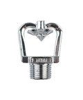 Real Deal Marine Grade Copper Fire Sprinkler Head With Medium Velocity Water Mist Spray For Heavy Lifting Fire Protection And Easy Install On Any Active Job Site Or Indoor Project Area, chrome plated.