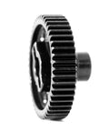 Side view of Beefed Up Hardened Steel 48P 48T Spur Gear Upgrade for One Tenth Scale RC Car, metal gear, Traxxas 4 Tec fit