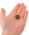 Bread Maker Pan Seal Kit Replacement Parts With Stainless Steel Flat Washer And Spring Steel E Clip For Bread Maker Machine, Easy Maintenance And Leak Prevention For Home Bakers And Small Bakery Setups. small brown pan seal in hand