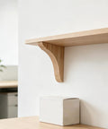 Sturdy Wood Triangle Shelf Brackets For Floating Shelves Wall Mounted L Shaped Supports With Flexible Modular Design