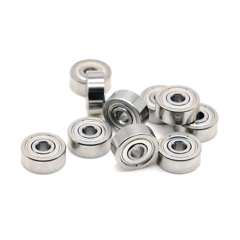 Heavy Duty Top Shelf 2 Pack S623ZZ Deep Groove Hybrid Ceramic Ball Bearings 3X10X4MM ABEC 7 Precision 440C Stainless Steel ZZ Shielded Ultra Smooth Zero Lag Roll For Precision Machines