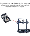 X Axis Limit Switch Kit For Ender 3 V2 Neo 2 Pack Replacement with End Stop Board shown next to 3D printer for compatibility display