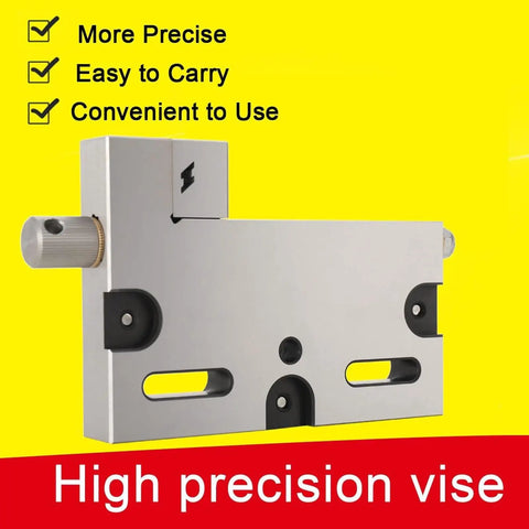 High Precision 4 Jaw Wire Cut EDM Vise In Stainless Steel, 4 Inch Clamp with highlighted convenient features