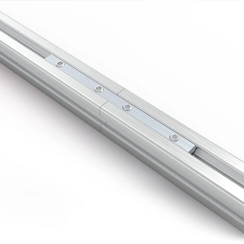 Beefy M5 Straight Line Connectors Kit For 20 Series Aluminum Extrusion Profiles installed on 6mm T Slot aluminum bar