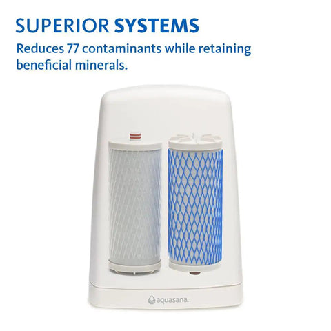 Countertop Drinking Water Filter System Gives Fresh Tasting Tap Water Removes Up To Ninety Seven Percent Of Chlorine And Ninety Nine Percent Of Seventy Seven Contaminants NSF Certified To Remove Lead And Pharmaceuticals Preserves Minerals