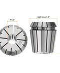 ER40 Half Inch Spring Collet Chuck High Precision 0.008mm Tolerance For CNC Engraving Machine Lathe Milling Tool Durable Hardened Steel
