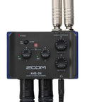 Top view of AMS 24 USB Audio Interface For Musicians And Podcasters With 2 Inputs 4 Outputs Loopback Direct Monitoring And Bus Power