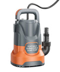 Heavy Duty Workhorse Submersible Sump Pump With 1Hp Electric Motor And 4000 Gph Swift Flow Thermoplastic Housing, portable design.