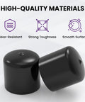 4 Pack 1.98 Inch Bearing Rubber Caps For Trailer Wheel Hub Dust Cover, high-quality materials, wear-resistant, smooth surface