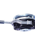 Side view of electromagnetic brake/clutch unit for DC 90V with ABS006AA, 25/30 mm shaft; Amazon BISS