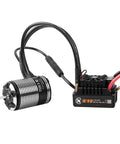 High Torque Sensored Brushless Motor And E10 ESC Combo For RC Car, 2-3S LiPo Compatible, IP67 Waterproof, 4100KV, 1/10 scale