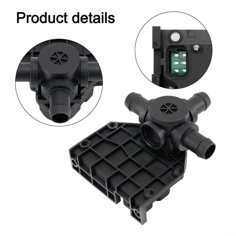 Road Ready Coolant Three Way Valve For Tesla Model S 2012 To 2016 Heavy Duty ABS shell showing fluid control design and mounting.