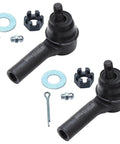 3Pc Front Rack And Pinion Kit With Power Steering Rack And Pinion Assembly Plus Outer Tie Rod Ends For 2007 2011 Honda CRV Japan Built Models J VIN Replacement showing outer tie rod ends