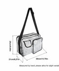 Slick Clear Anti Static Briefcase Featuring Multiple Pockets And Heavy Duty Pvc Build Perfect For Cleanroom Tasks And Semiconductor Travel, 35cm x 25cm x 21cm.