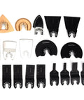 Heavy Duty Oscillating Tool Blades Kit Carbon Steel Multitool Blades for Metal and Wood displayed on white background