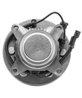 Top view of a front wheel bearing hub assembly for 2018 2019 2020 Ford F 150 Expedition Lincoln Navigator RWD six lug 2WD with ABS
