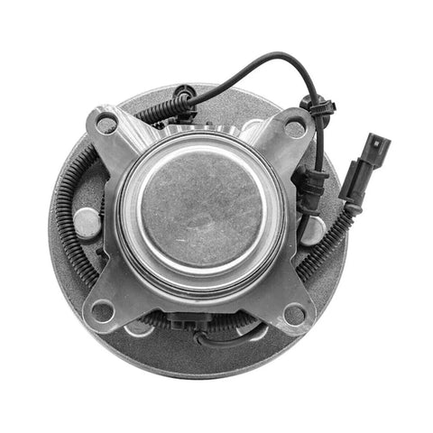 Top view of a front wheel bearing hub assembly for 2018 2019 2020 Ford F 150 Expedition Lincoln Navigator RWD six lug 2WD with ABS
