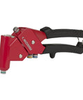 Side view of Swivel Head One-Hand Rivet Gun Kit For Metal And Auto Repair Easy Grip Manual Riveter Set
