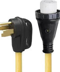 Weekender 50A RV Power Cord With Handle Detachable Locking Cord 36 Feet 125 to 250 Volt 3 Pole 4 Wire Campground Grade Extension