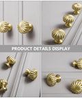 Solid Brass Cabinet Pull Handle 30mm Gold Finish Drawer Knob For Kitchen Cupboard And Wardrobe Hardware Built To Last Easy Install