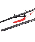 Tai Chi Sword Training Katana Style Practice Sword, 99cm High Elastic Polypropylene Blade With Scabbard And Red Tassel