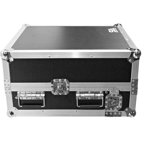Professional Grade Heavy Duty Two Space Ata Equipment Case With Ten U Dj Mixing Console Top And Smooth Sliding Laptop Shelf Kickass Protection For Road Tours