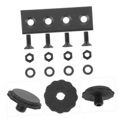 Sliding Barn Door Track Connector Kit With Metal Flat Mending Plate Set Durable Track Repair Plate And Barn Door Bracket Adapter