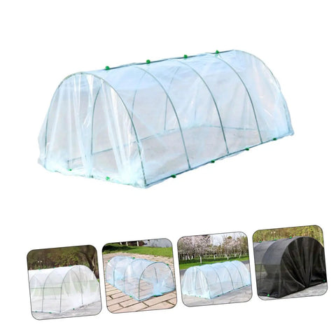 Outdoor Greenhouse Plant Support Bracket Made From Durable Plastic Pipe For Easy Setup And Stable Growth In Your Garden DIY Friendly Design For Visibility Airflow And Efficient Plant Support
