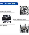 Front Wheel Hub And Bearing Assembly For 2009 2010 Ford F 150 RWD With ABS Six Studs Replacement For Smooth Ride Heavy Duty