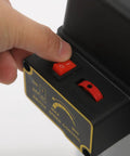 Hand adjusting the variable speed control on the High Precision Mini Benchtop Drill Press, 340W Electric Portable Drilling Machine.