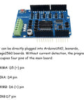 L298P Shield R3 Motor Driver Module Expansion Board H Bridge 2A on white background