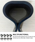 Close-up of black Outdoor Wicker Furniture Clips Set 10 pcs showing multifunctional rattan sofa fasteners for patio use.