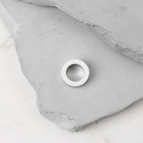 Single aluminum alloy piece from 10 Pcs Bicycle Frame Wheel Hub Spacer Gasket Set Aluminum Alloy 15x10x5mm For 10mm Axle Diameter