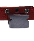 Front view of MGN12 Linear Guide Rail With Stainless Steel Carriage Block for CNC Machines and 3D Printers