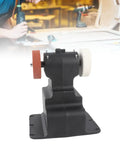 Hamwesh 250W Mini Bench Grinder, Cordless Battery Powered Tool W/ Two Wheels, 7000Rpm High Speed Rotary Cutter side view.