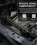 Beefed Up Heavy Duty Steering Center Link And Drag Link Assembly For Ram 4500 And 5500 Chassis Cab 2013 2024 Includes Adjusting Sleeve Inner And Outer Tie Rod Ends Compatible With 2018 Ram 2500 6 7L Diesel installed on chassis frame