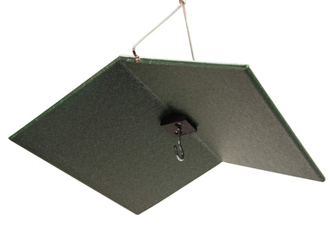 Poly Weather Cover For Bird Feeders And Bird Houses Rain Guard To Protect From Rain And Snow Easy To Clean Large Green Hang Under