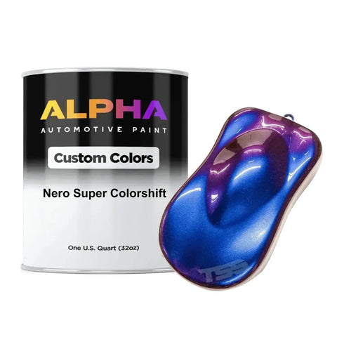 Custom Colorshift Automotive Paint Basecoat Midcoat Gallon Ready To Spray with Nero Super Color Shift Quart Sample
